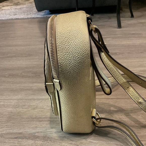 HENRI BENDEL Backpack Metallic Gold LIKE NEW main image 6